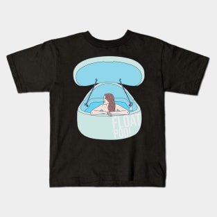 Float Pod - Water Tank - Sensory Deprivation Kids T-Shirt